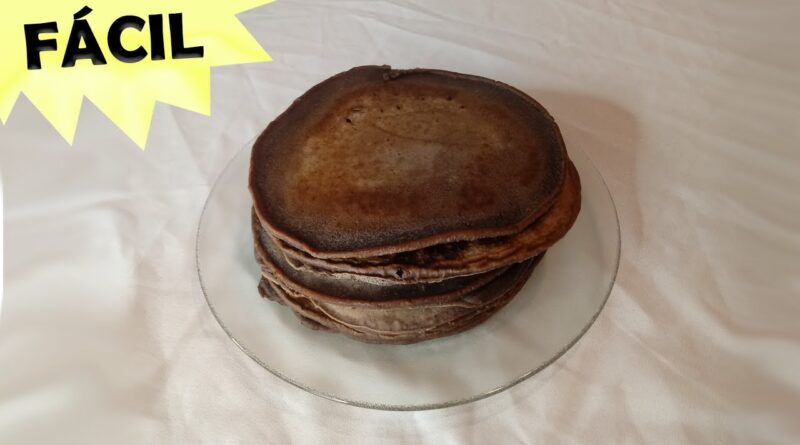 receta de panqueques de chocolate