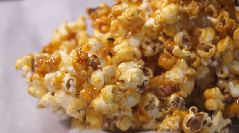 receta de popcorn dulce