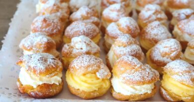 receta de profiteroles