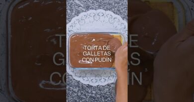 receta de pudin con galletas