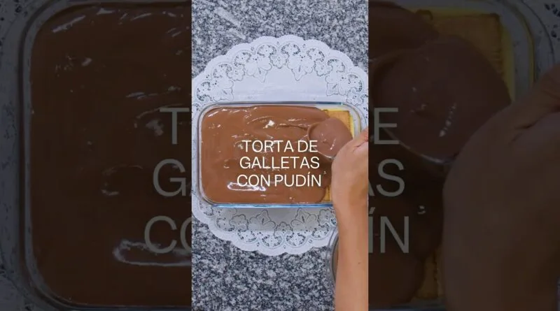 receta de pudin con galletas