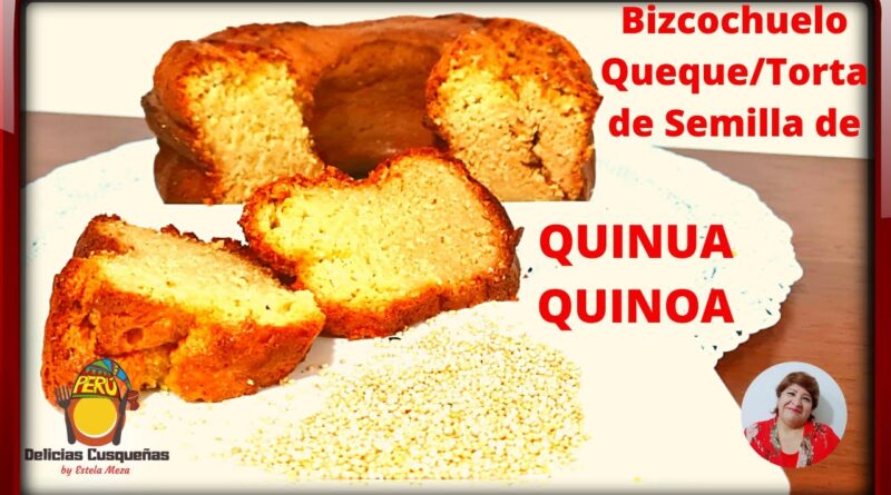 receta de queque de quinua