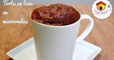 receta de queque en taza