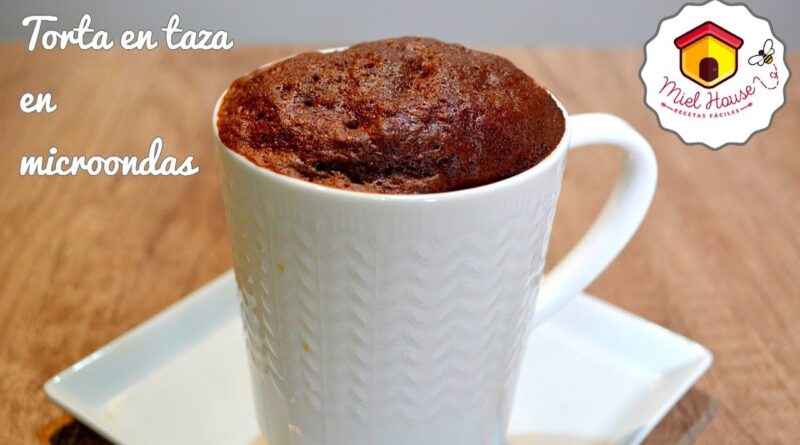 receta de queque en taza