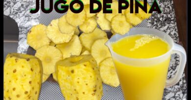 receta de refresco de piña