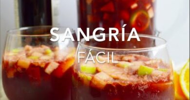 receta de sangria con frutas