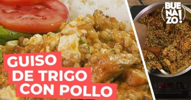 receta de trigo con pollo