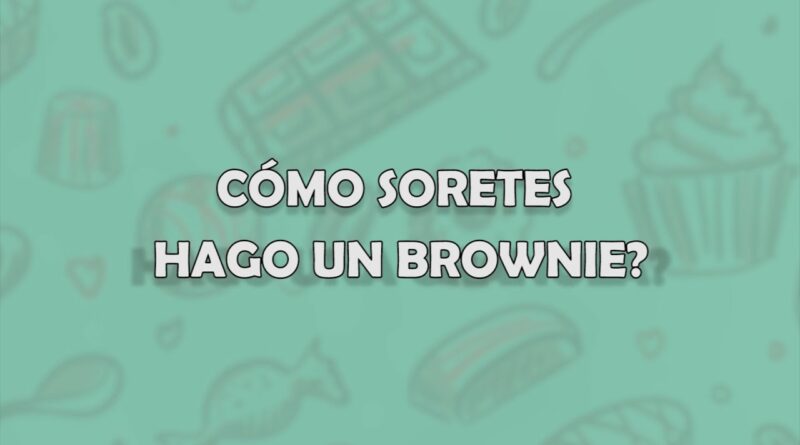 receta de brownie grande