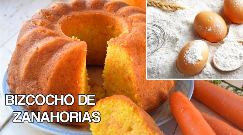 receta de cake de zanahoria
