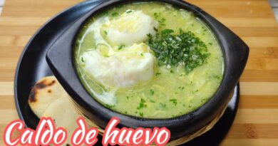 receta de caldo de huevo