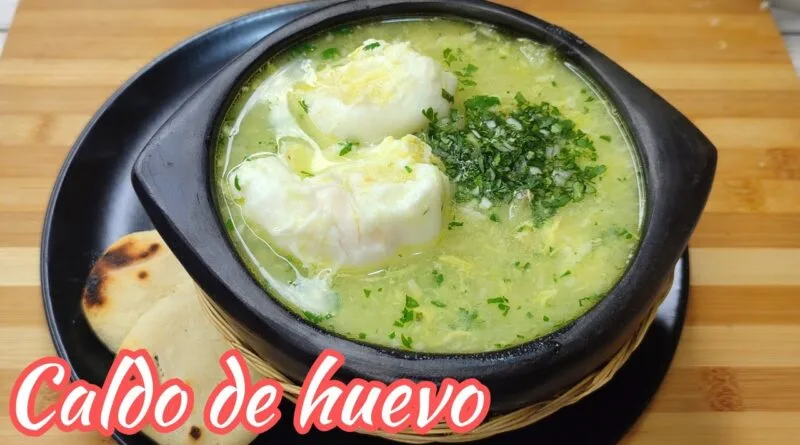 receta de caldo de huevo
