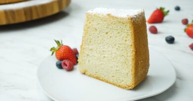 receta de chifon esponjoso