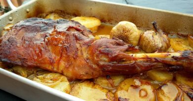 receta de cordero al horno