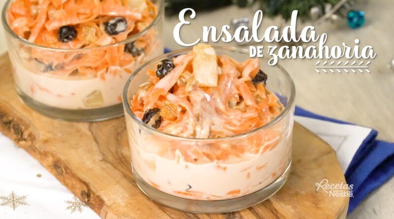 receta de ensalada de zanahoria
