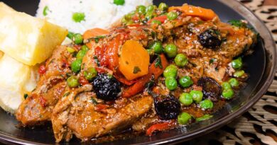 receta de estofado de pavita
