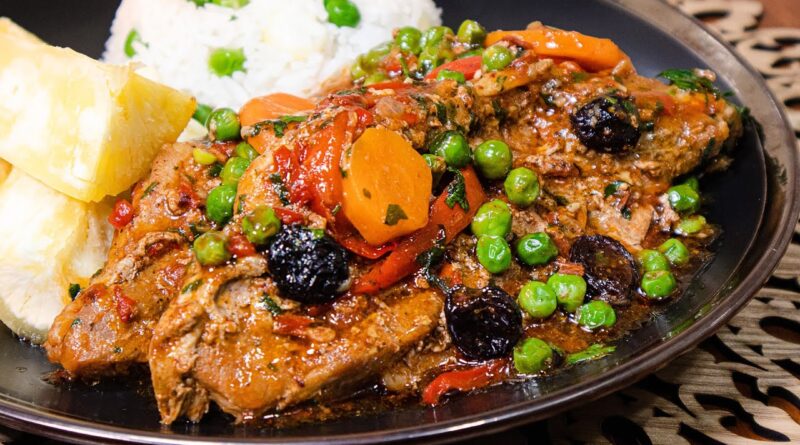 receta de estofado de pavita