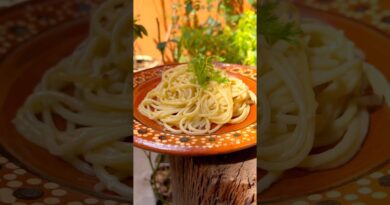 receta de fideos con mantequilla