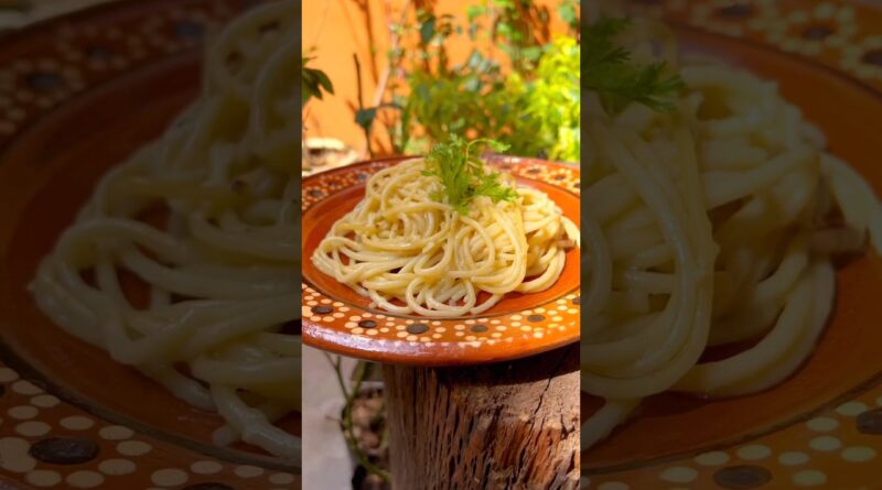 receta de fideos con mantequilla