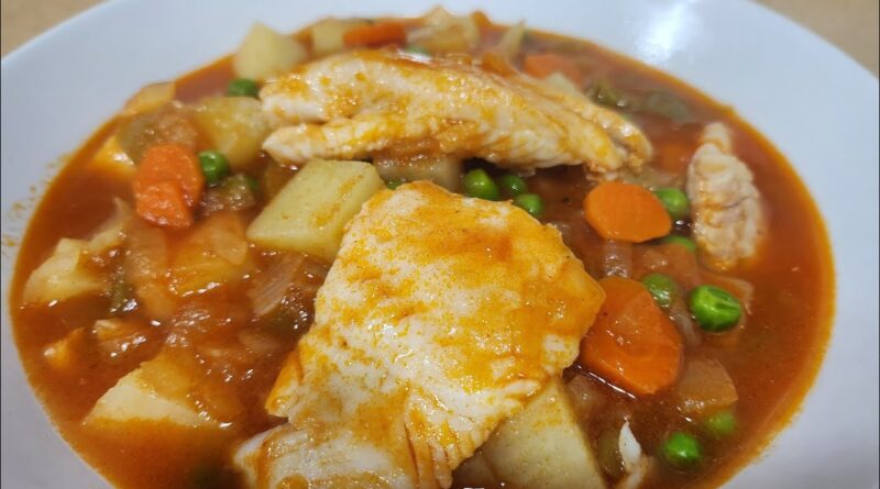 receta de guisada de pescado
