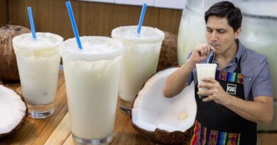 receta de jugo de coco