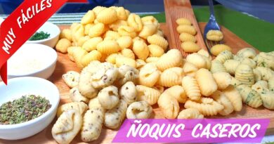 receta de ñoquis de harina