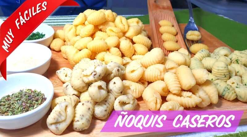 receta de ñoquis de harina
