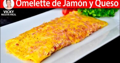 receta de omelette de queso