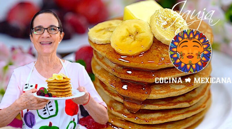 receta de pancakes con avena