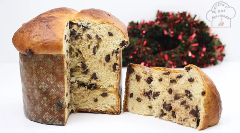 receta de panettone de chocolate