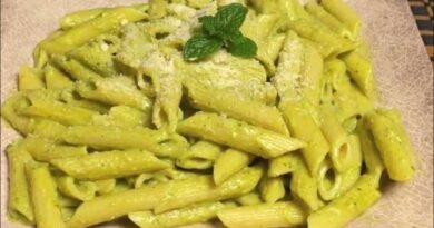 receta de pasta verde