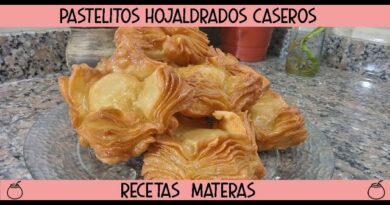 receta de pasteles de hojaldre