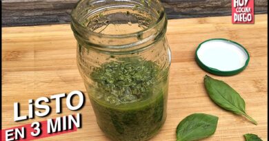 receta de pesto con albahaca