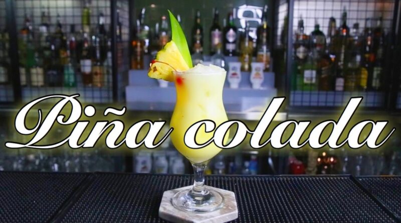 receta de piña colada coctel