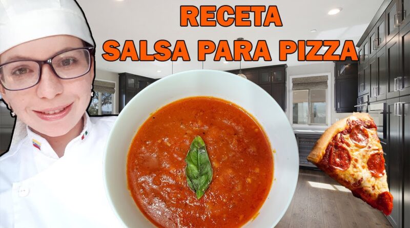 receta de pizza salsa