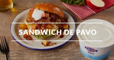 receta de sandwich de pavo