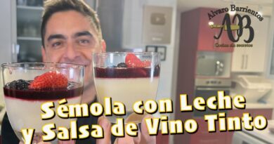receta de semola con vino
