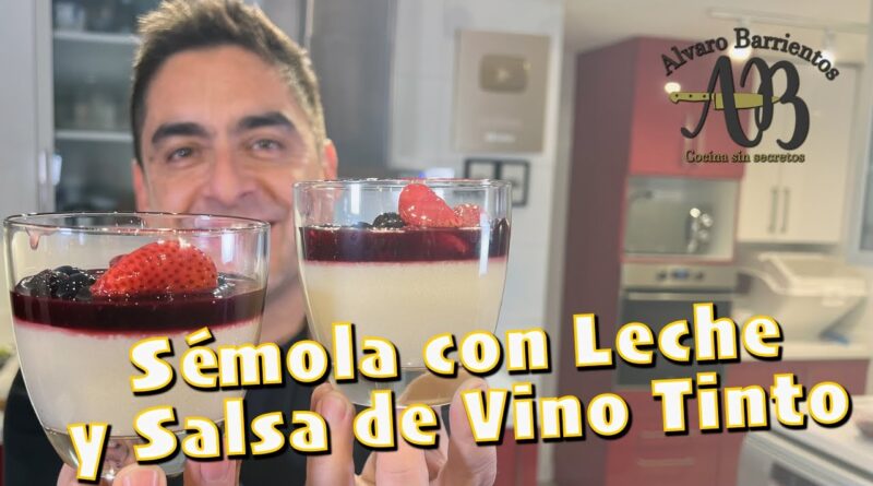 receta de semola con vino