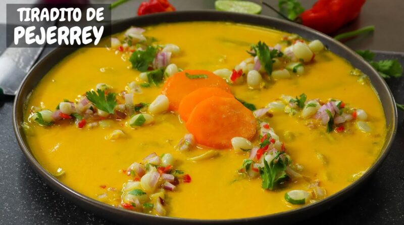 receta de tiradito de pejerrey