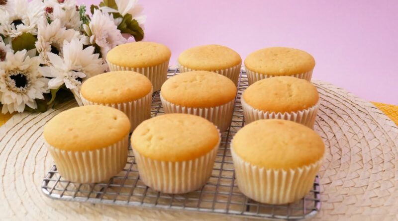 paso receta de cupcakes