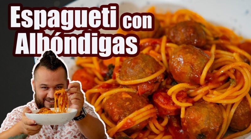 receta de albondigas con tallarin