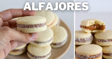 receta de alfajores en ingles
