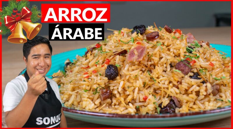 receta de arroz arabe navideño