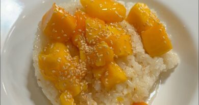 receta de arroz con mango