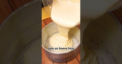receta de bizcochuelo de huevo
