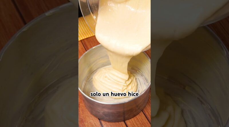 receta de bizcochuelo de huevo