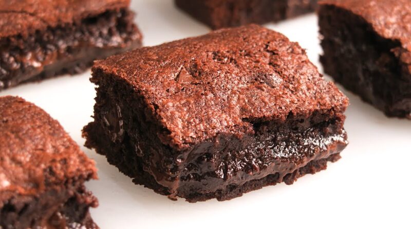 receta de brownie de chocolate