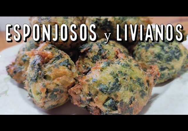 receta de buñuelos de acelga