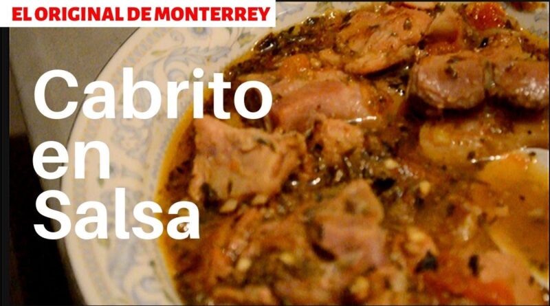 receta de cabrito en salsa