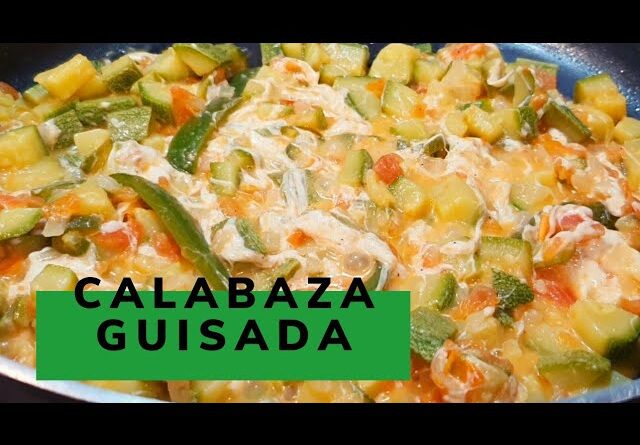 receta de calabaza guisada