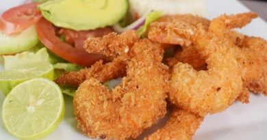 receta de camarones empanizados